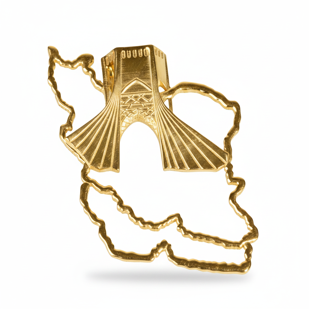 پلاک طلا ایران من