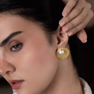 گوشواره تک مروارید گالری طلا و جواهر هما