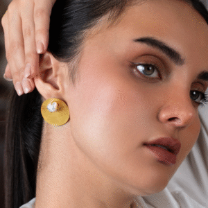 گوشواره تک مروارید گالری طلا و جواهر هما