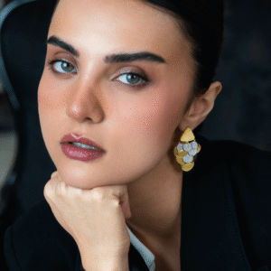 گوشواره طلا پولک برلیان